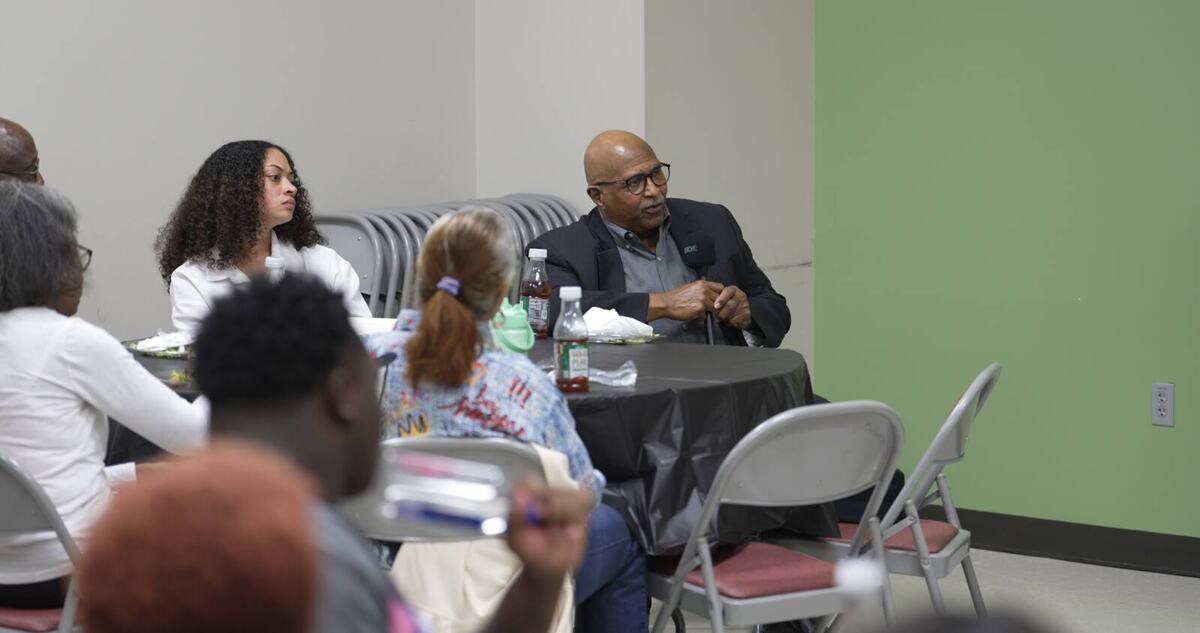 Faith leaders in conversation at a Faith Out Loud! gathering